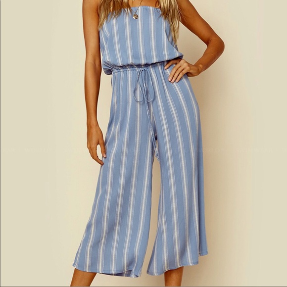 blue life jumpsuit